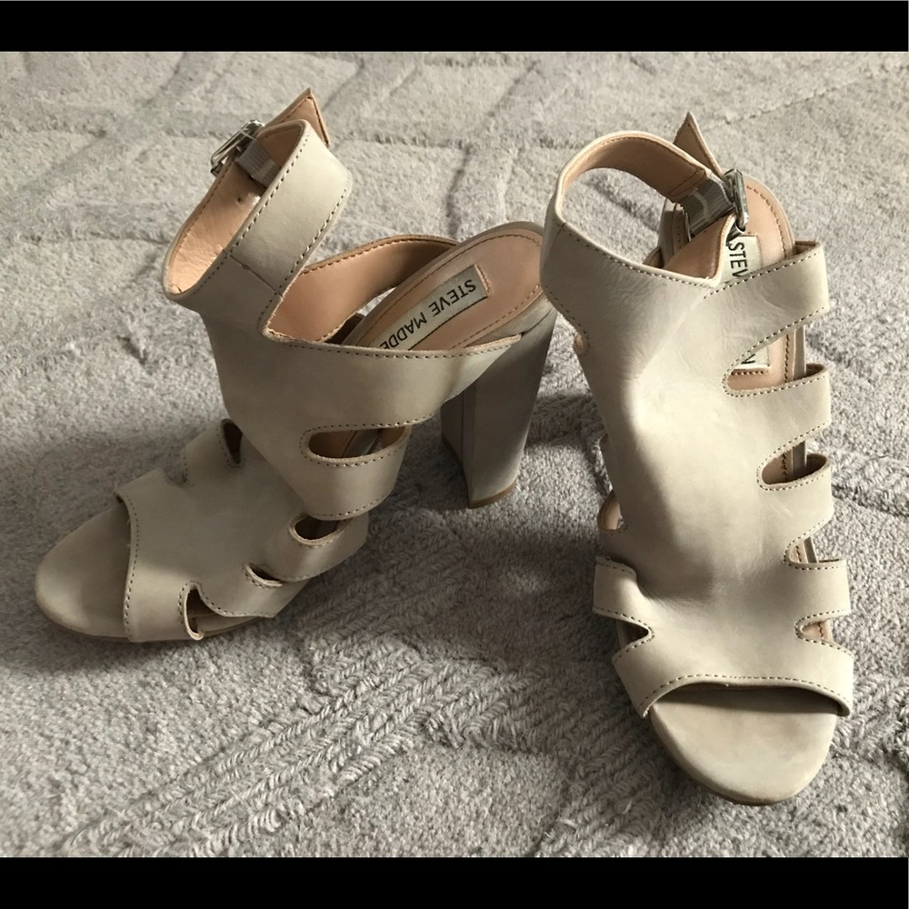 STEVE MADDEN Strap Heels - Size 6.5